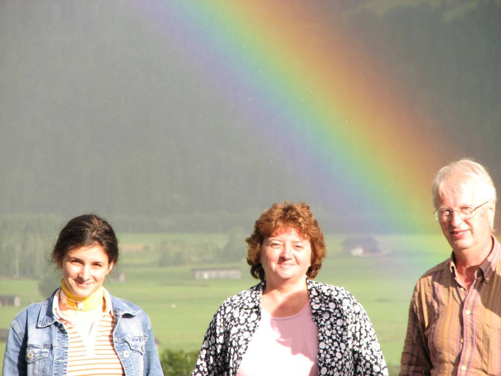 Anyuka Apuka Zsuzsi(ka) szivarvany alatt Ausztria kozepen Zell am See mellett